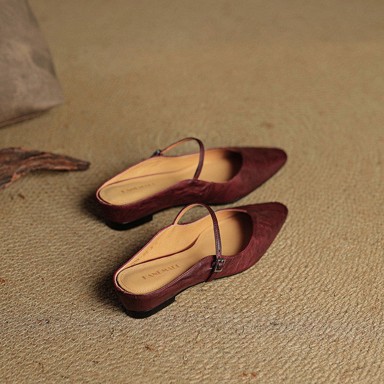 Wilhelmina | Genuine Leather Mules