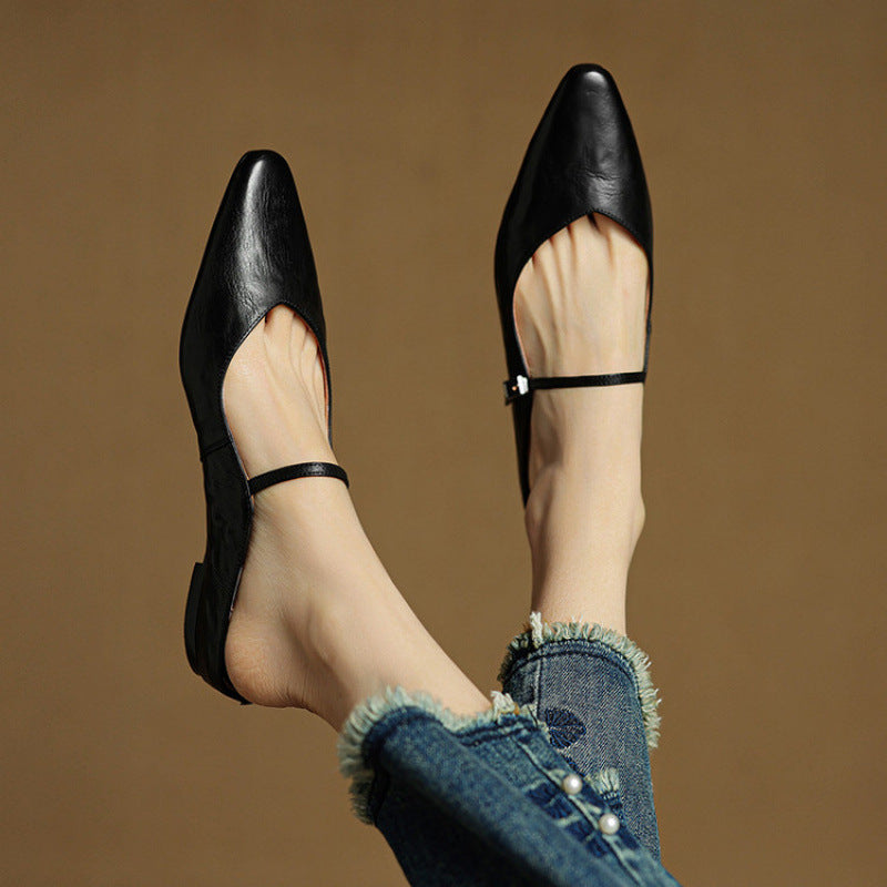 Wilhelmina | Genuine Leather Mules