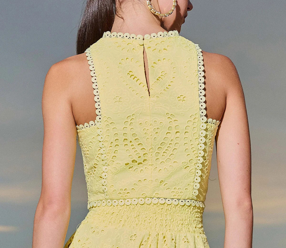 Daffodil | Women’s Flowy Eyelet Set Dress