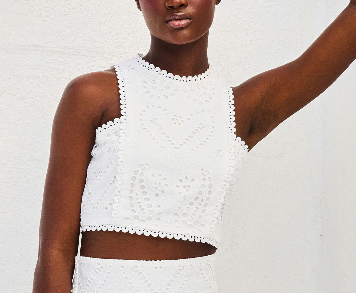 Daffodil | Women’s Flowy Eyelet Set Dress