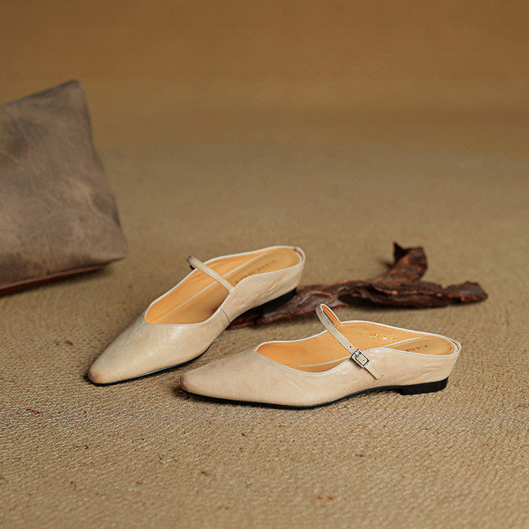 Wilhelmina | Genuine Leather Mules