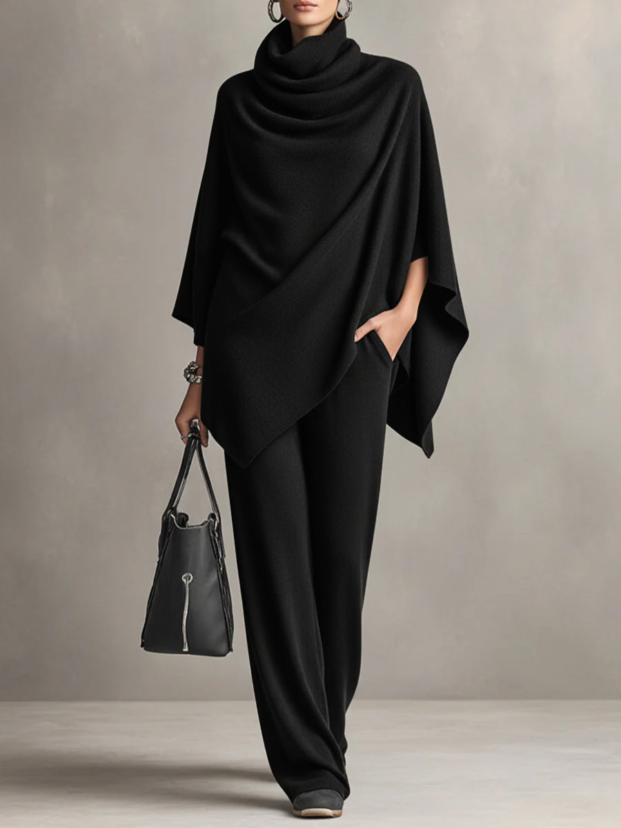 Mallory | Elegant Drape Two-Piece Set