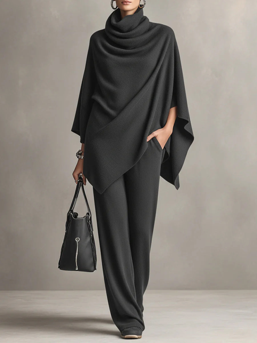 Mallory | Elegant Drape Two-Piece Set
