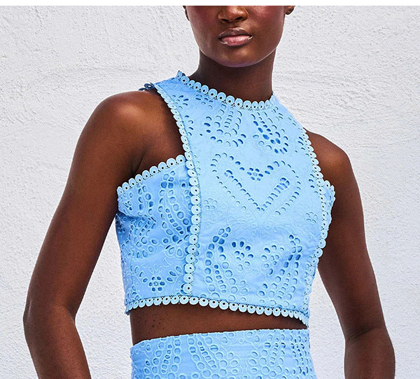Daffodil | Women’s Flowy Eyelet Set Dress