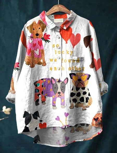 Ashlee | Brooks Playful Print Blouse