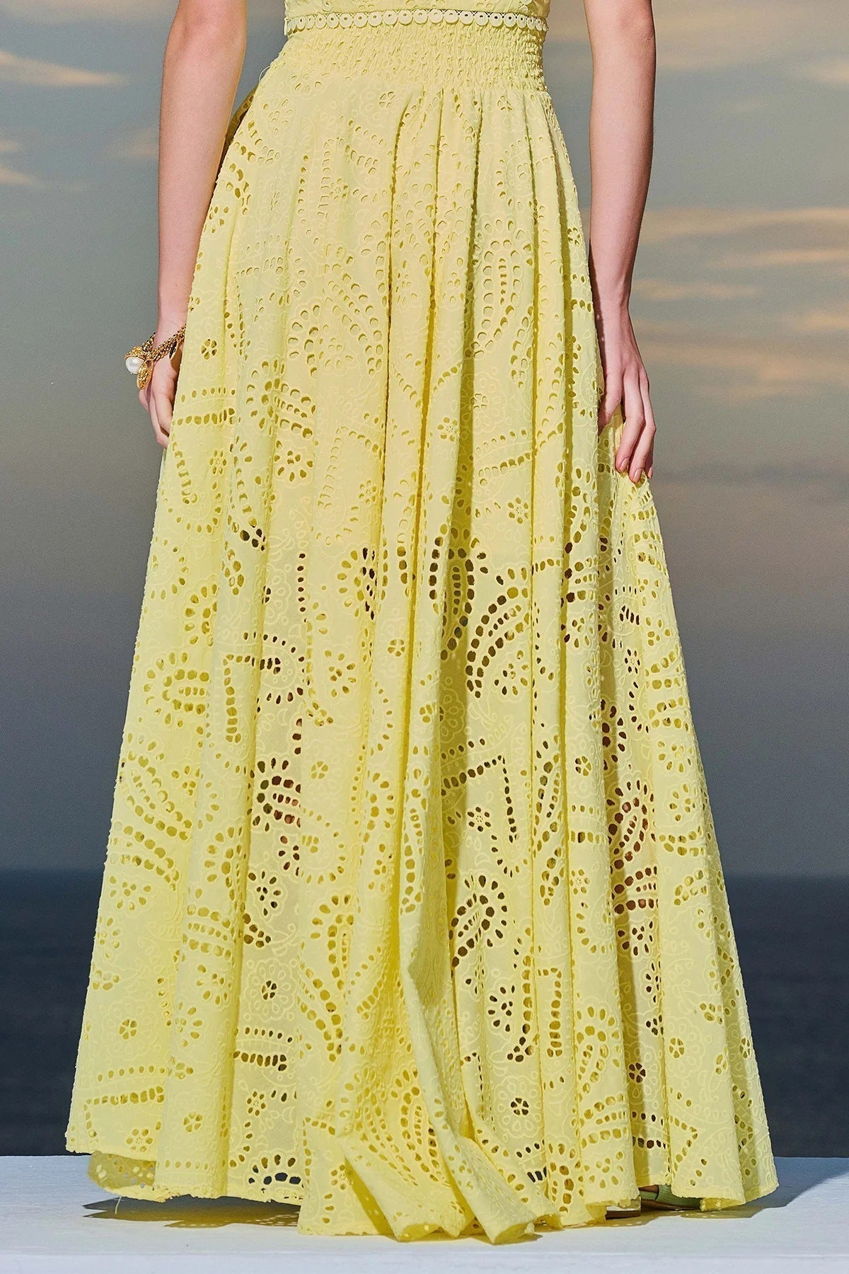 Daffodil | Women’s Flowy Eyelet Set Dress