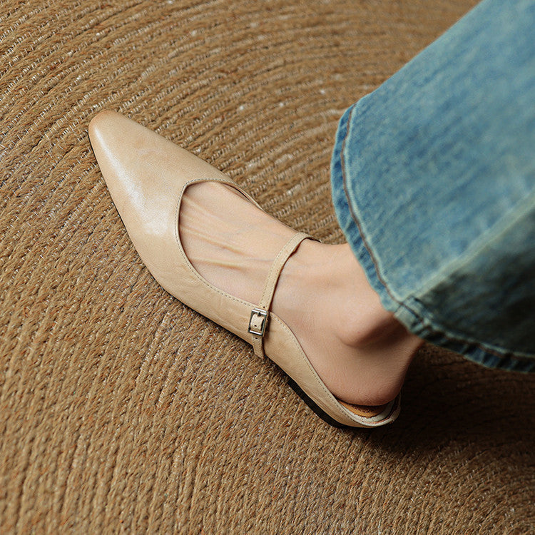 Wilhelmina | Genuine Leather Mules
