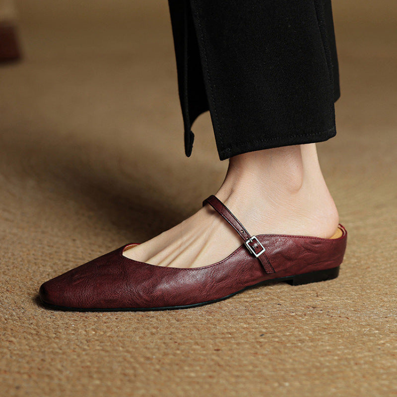 Wilhelmina | Genuine Leather Mules