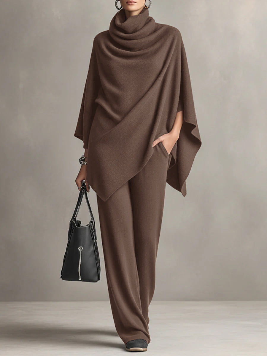 Mallory | Elegant Drape Two-Piece Set