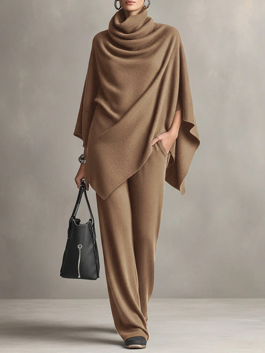 Mallory | Elegant Drape Two-Piece Set