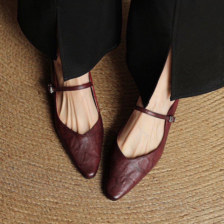 Wilhelmina | Genuine Leather Mules