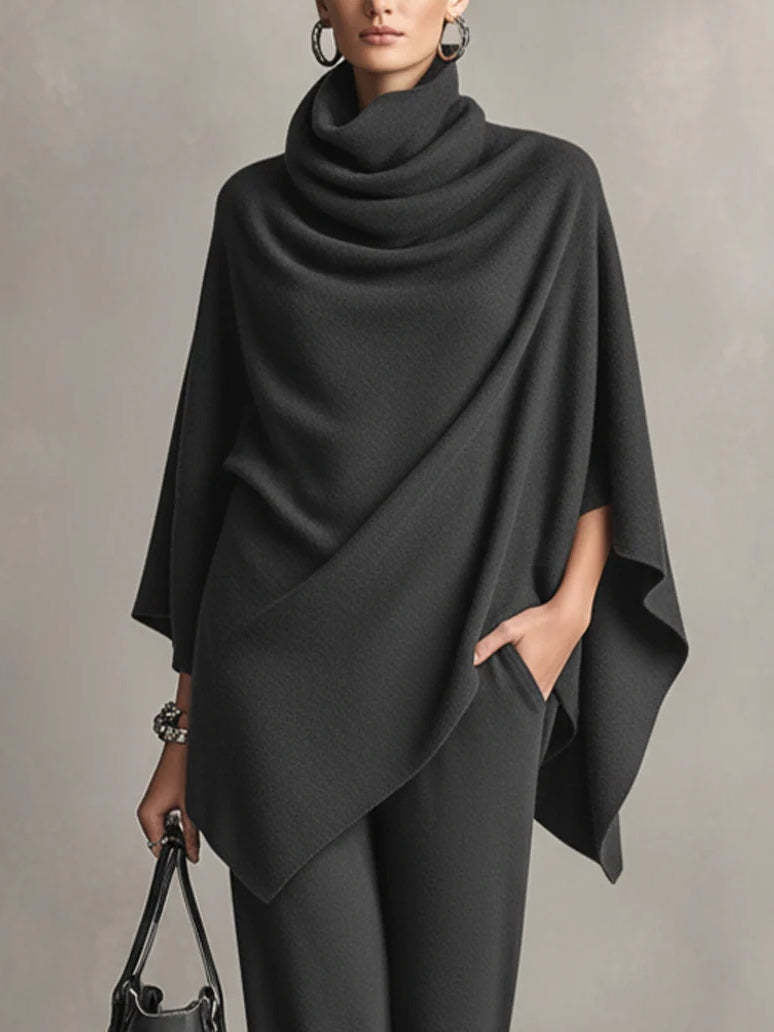 Mallory | Elegant Drape Two-Piece Set