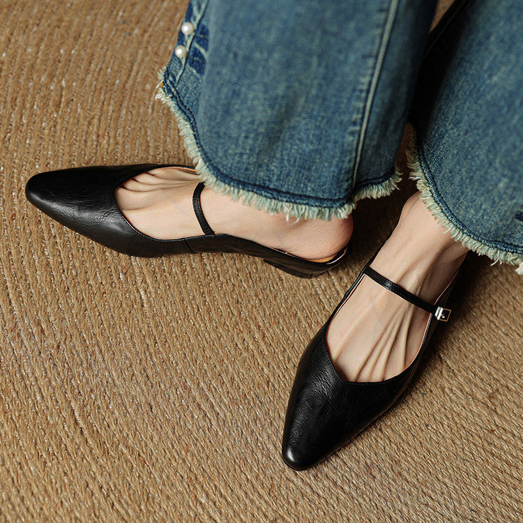 Wilhelmina | Genuine Leather Mules