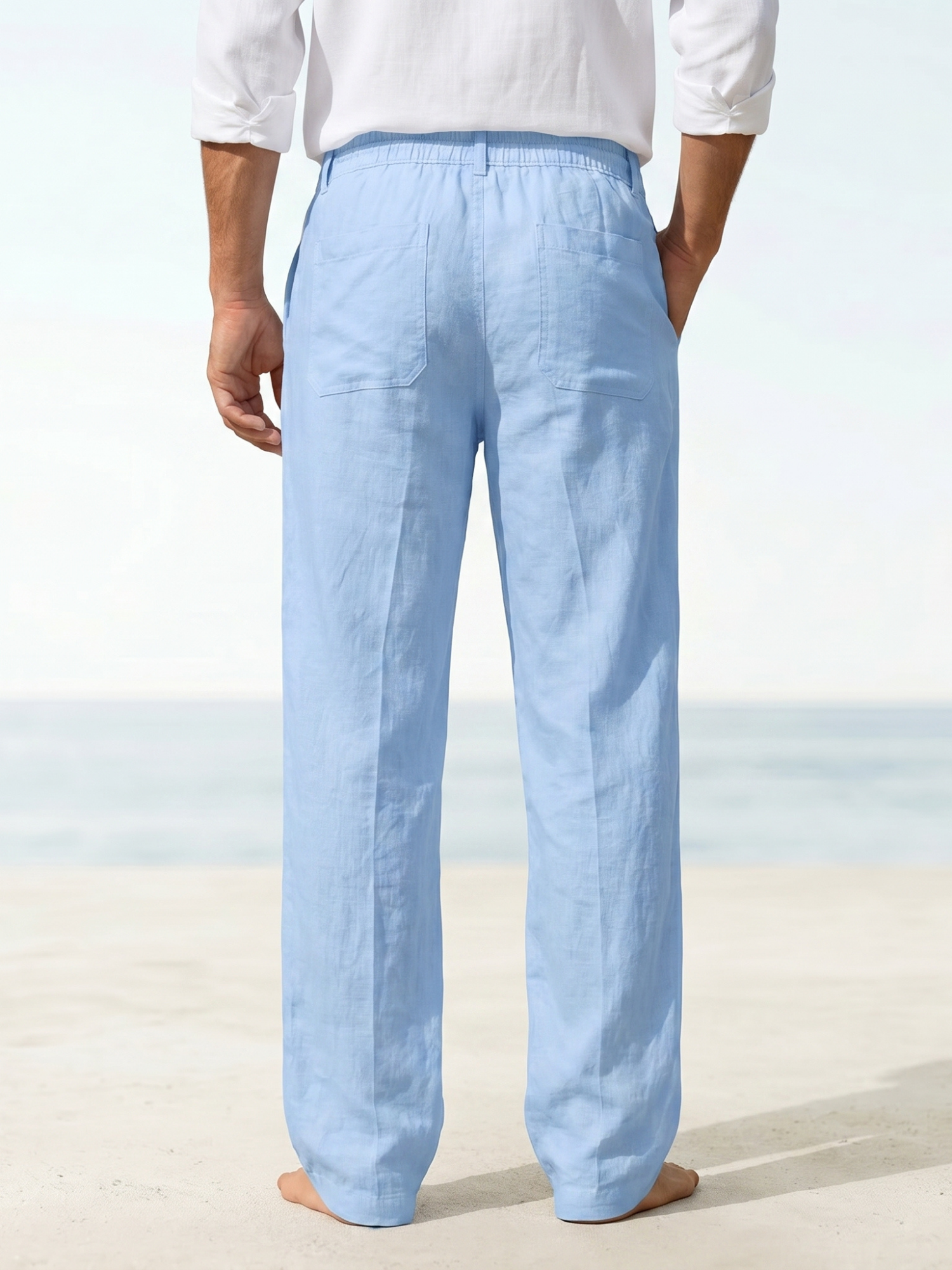 Don|Linen Drawstring Trousers