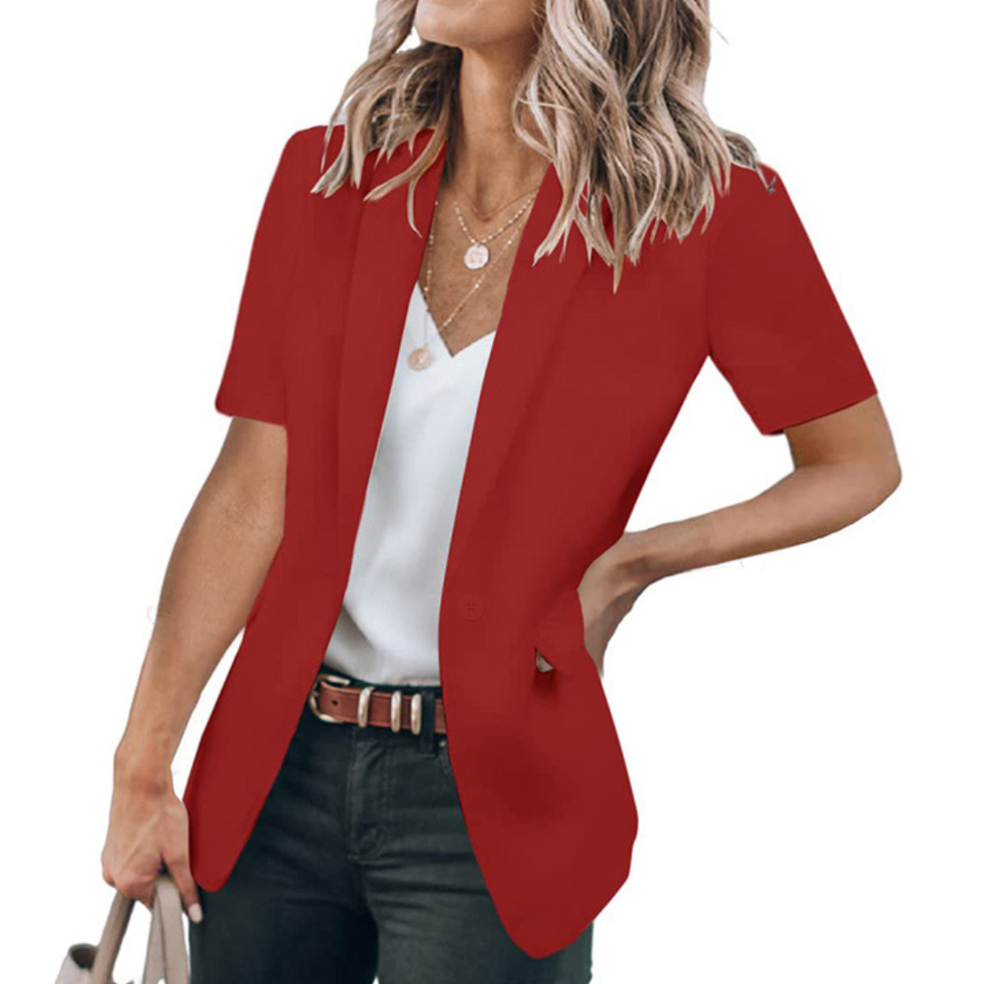 Lissa™ | Short Sleeve Casual Blazer