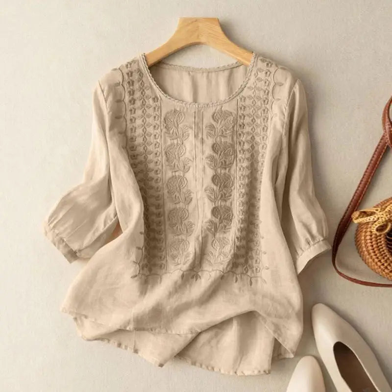 Paisley | Embroidered Relaxed Blouse