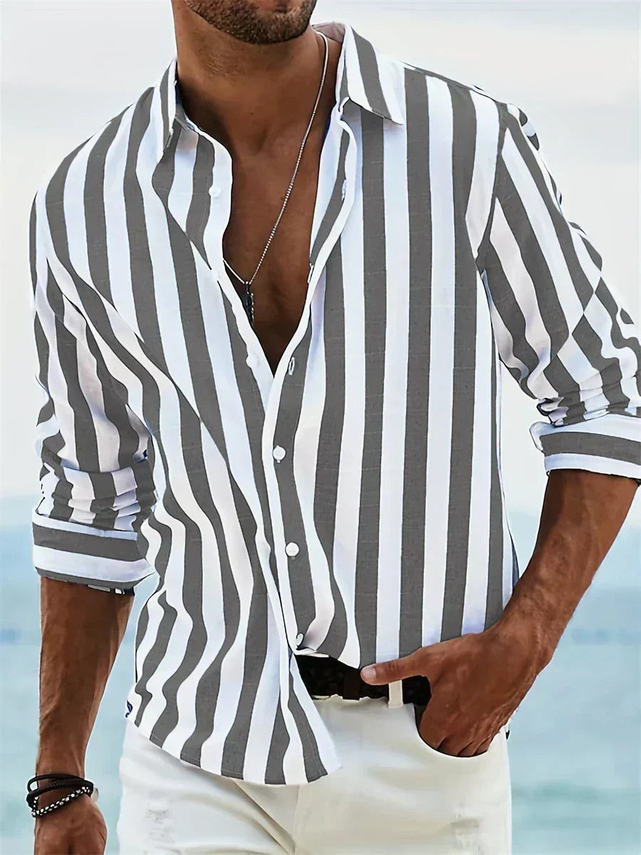 Leonard | Striped Summer Shirt
