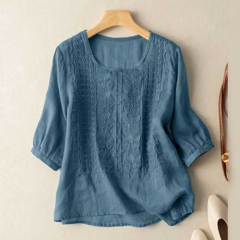Paisley | Embroidered Relaxed Blouse