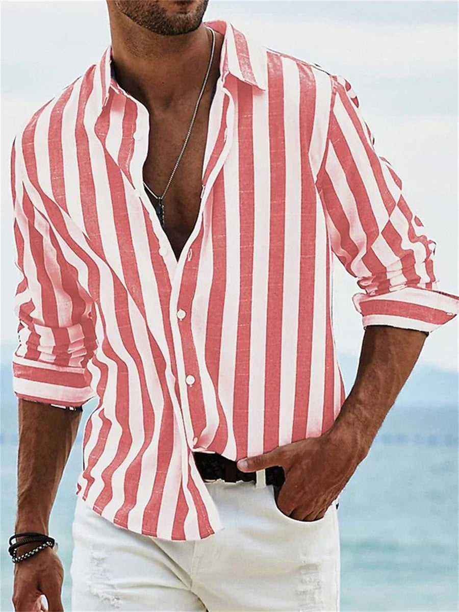 Leonard | Striped Summer Shirt