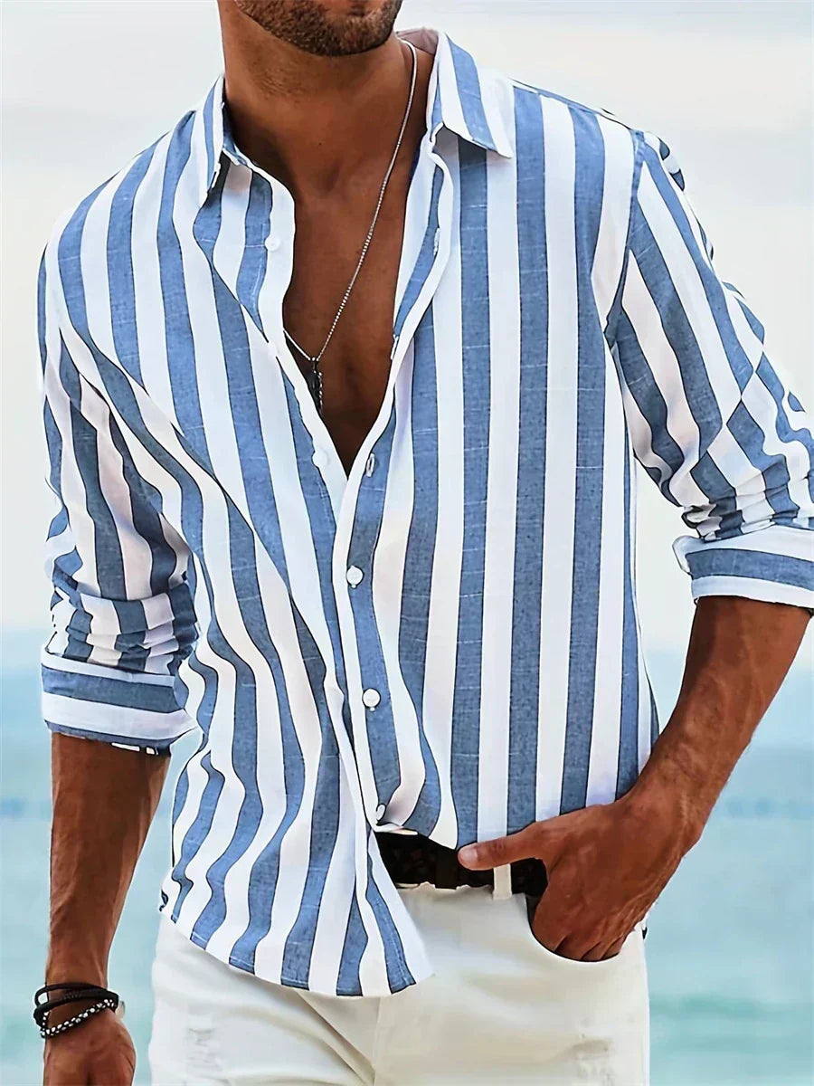 Leonard | Striped Summer Shirt