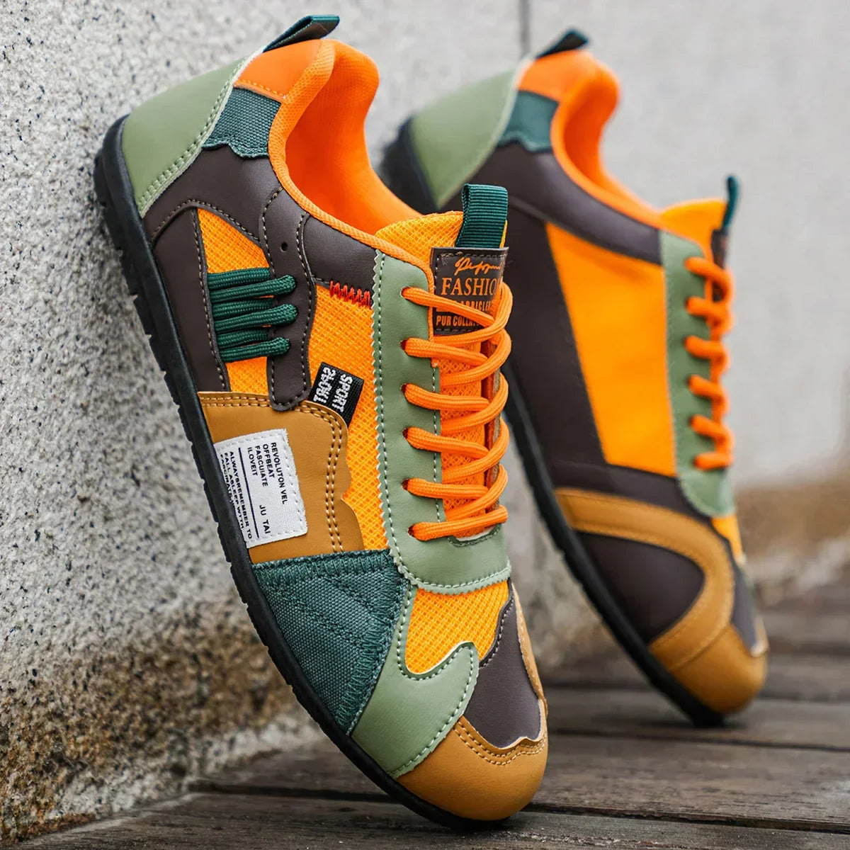 Giovanni | Colourful Retro Sneakers