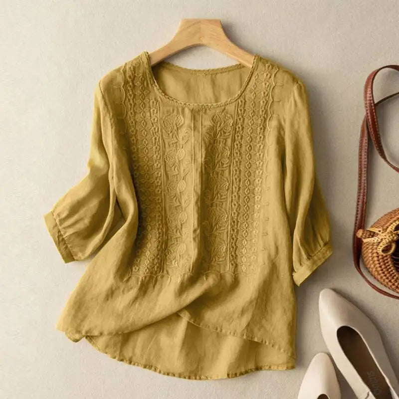 Paisley | Embroidered Relaxed Blouse