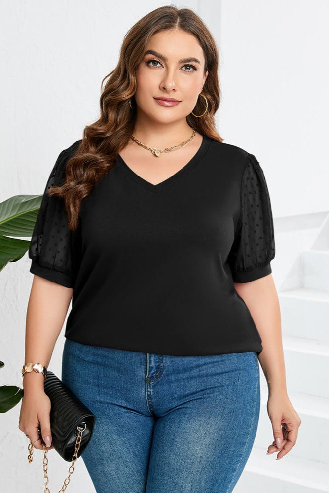 Alana | Sleek V-Neck Blouse