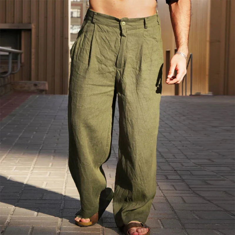 Nate|Wide-Leg Trousers