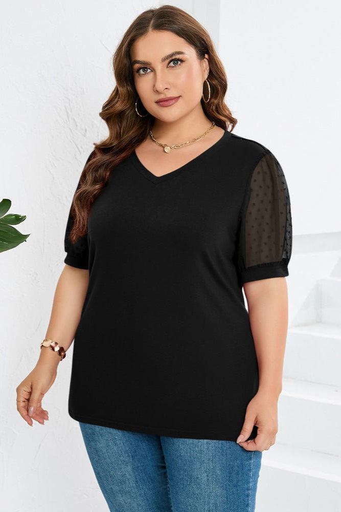 Alana | Sleek V-Neck Blouse