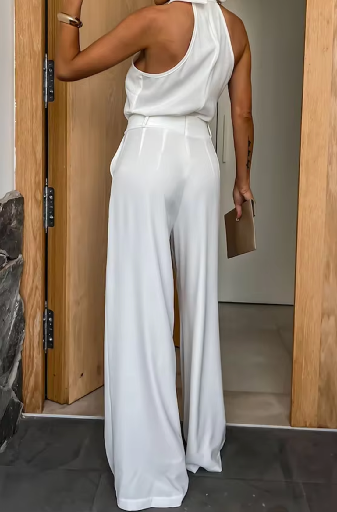 Jessica | Sleek Jumpsuit with Wide Legs