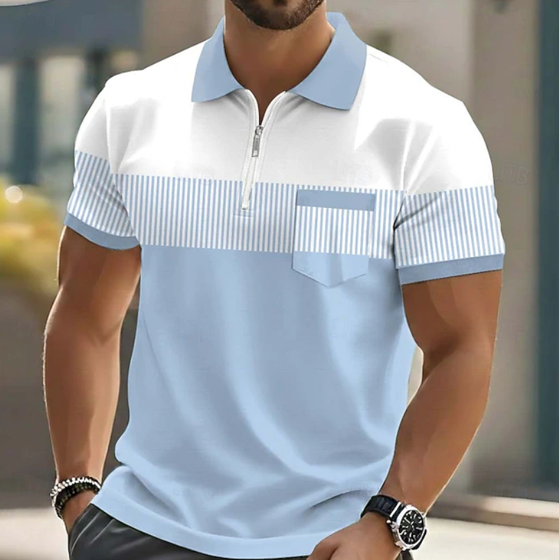 Mason | Elegant Zip Polo