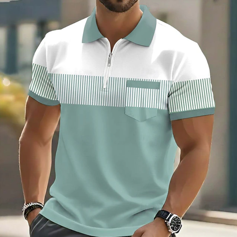 Mason | Elegant Zip Polo