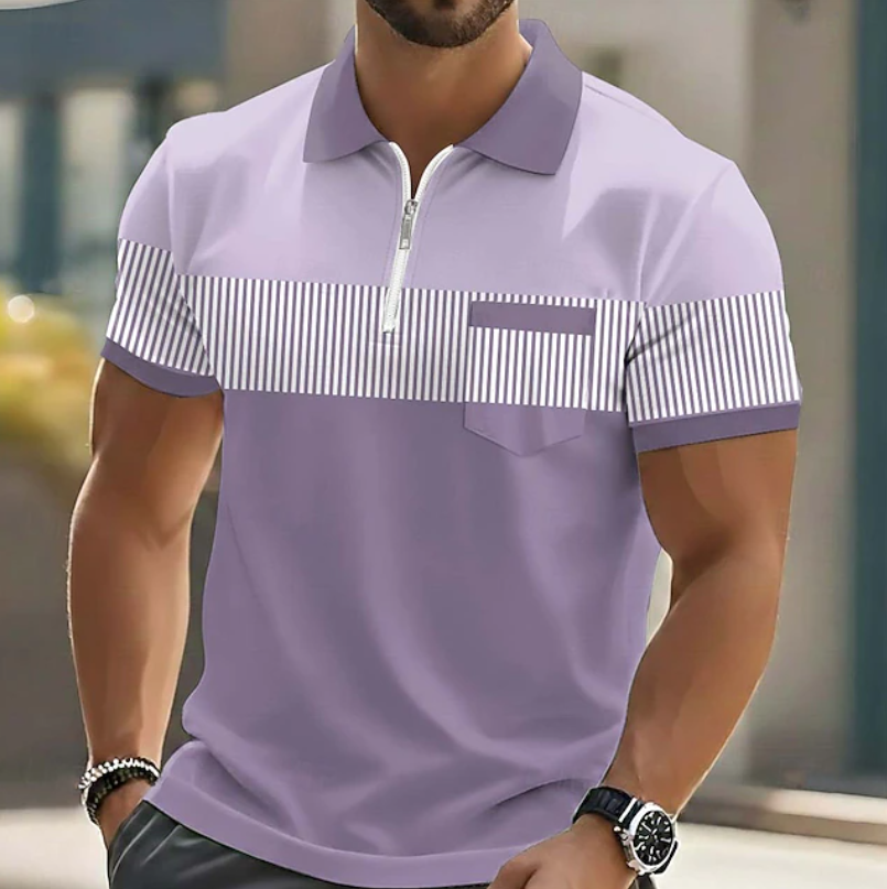Mason | Elegant Zip Polo