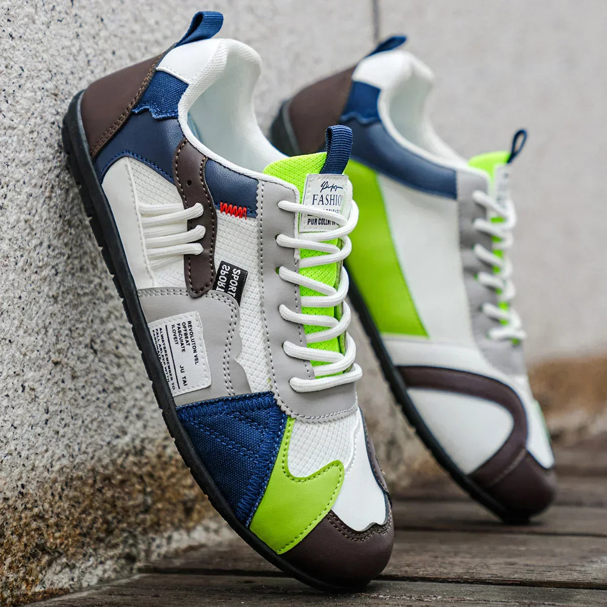 Giovanni | Colourful Retro Sneakers