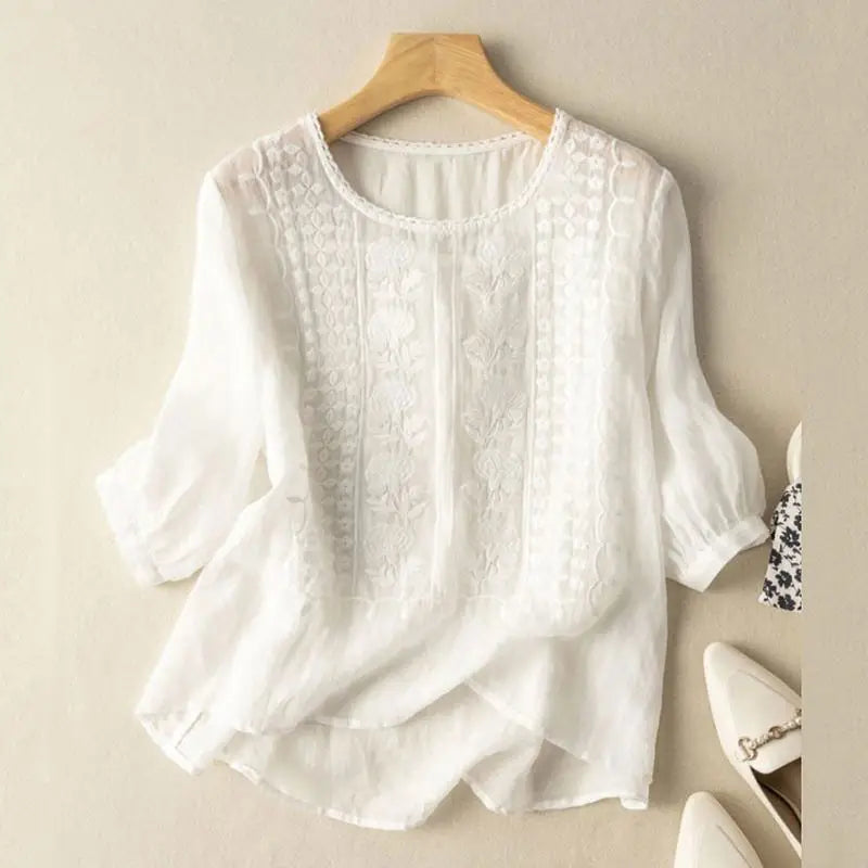 Paisley | Embroidered Relaxed Blouse