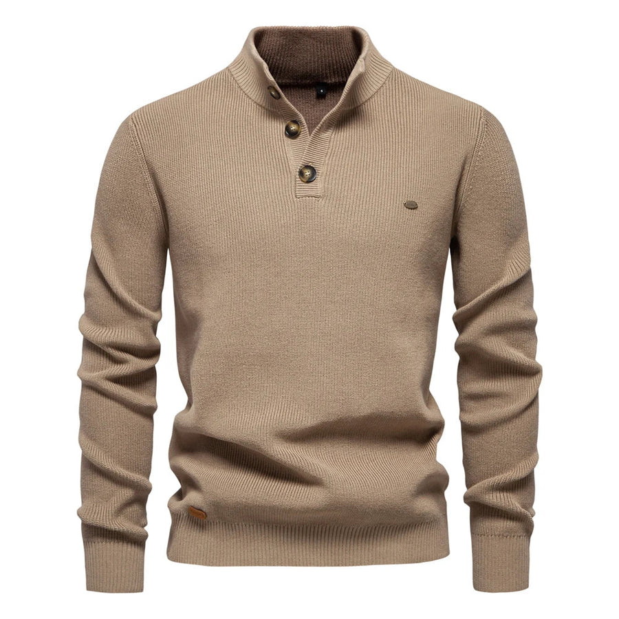 Bernard – Men’s Button-Up Sweater