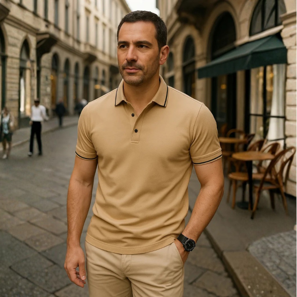 Zev|Polo Shirt With Collar