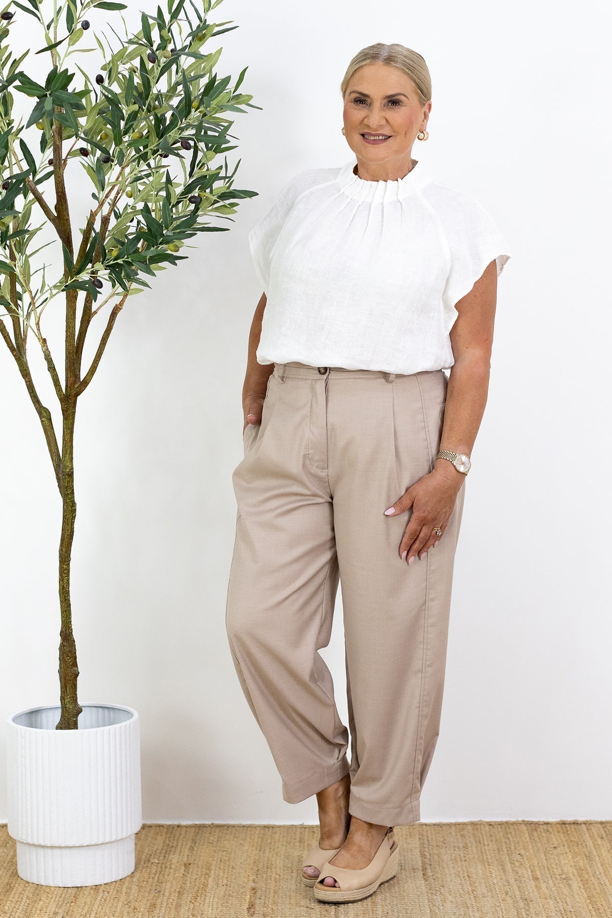 Catriona | Tailored Breezy Trouser