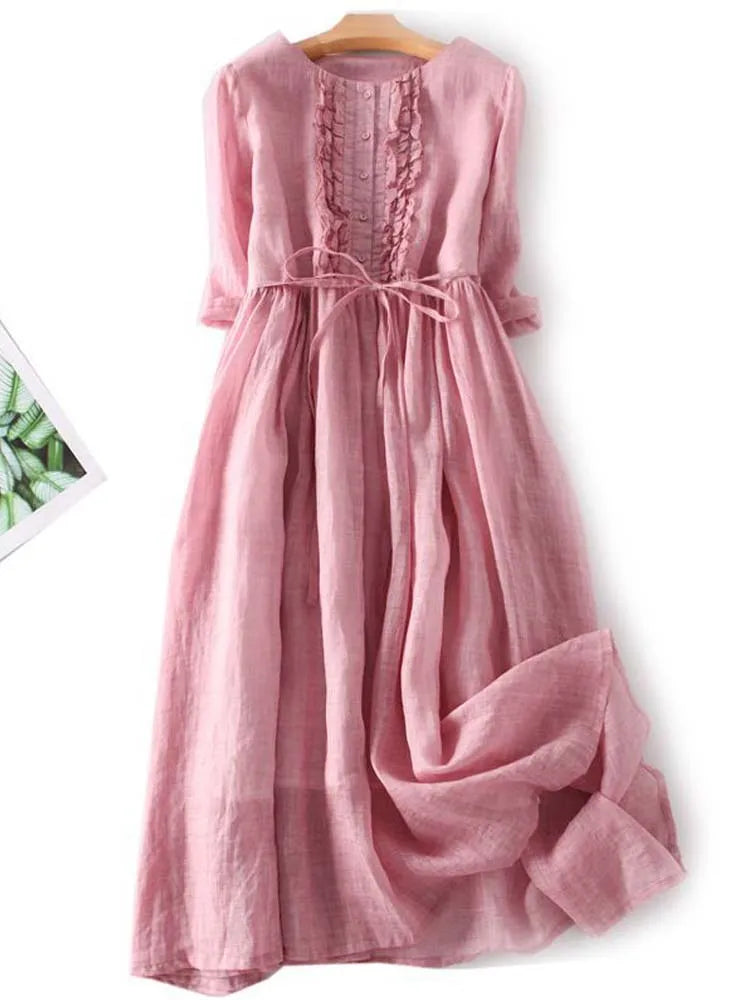 Krystyn | Stylish Linen Dress