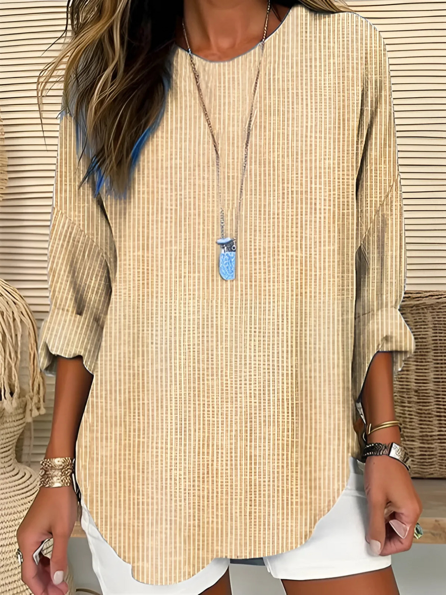 Jessa | Trendy Striped Blouse