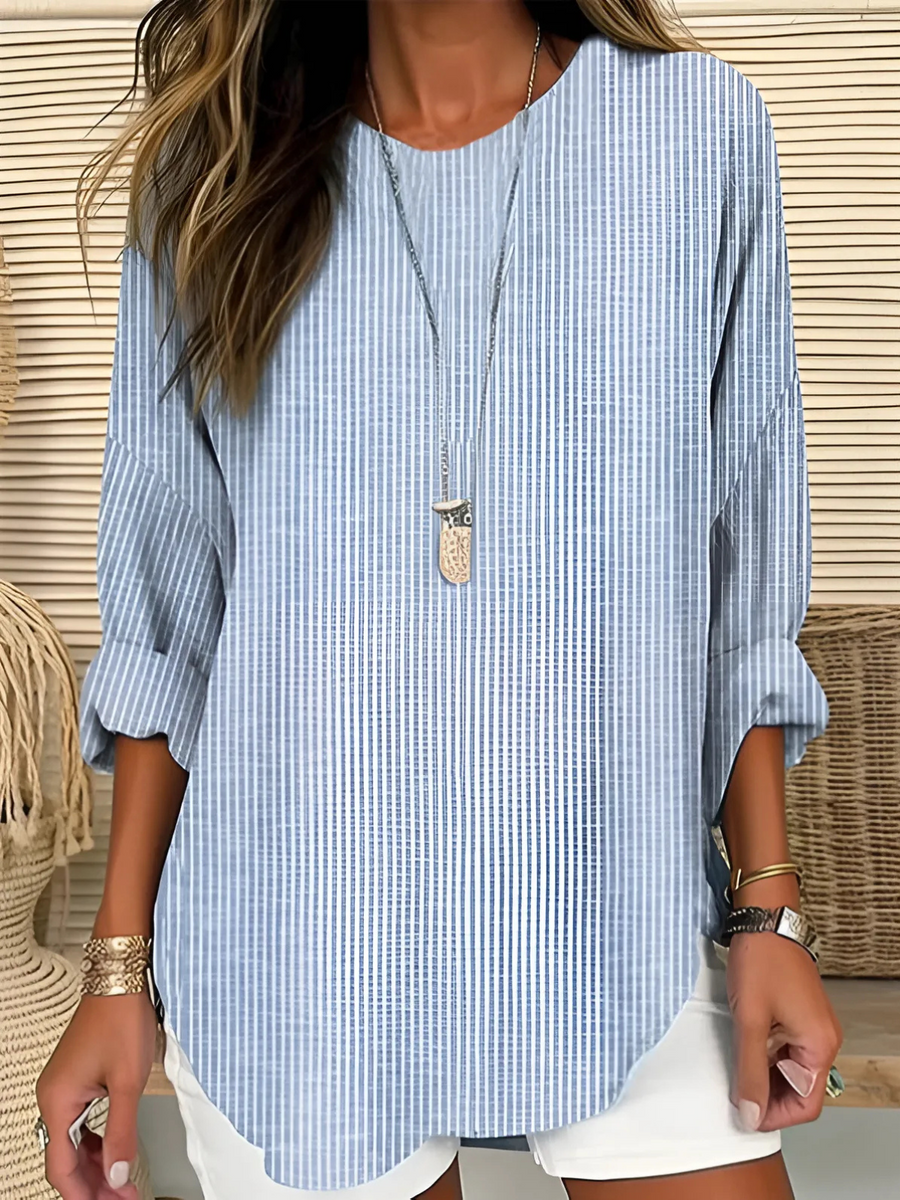 Jessa | Trendy Striped Blouse