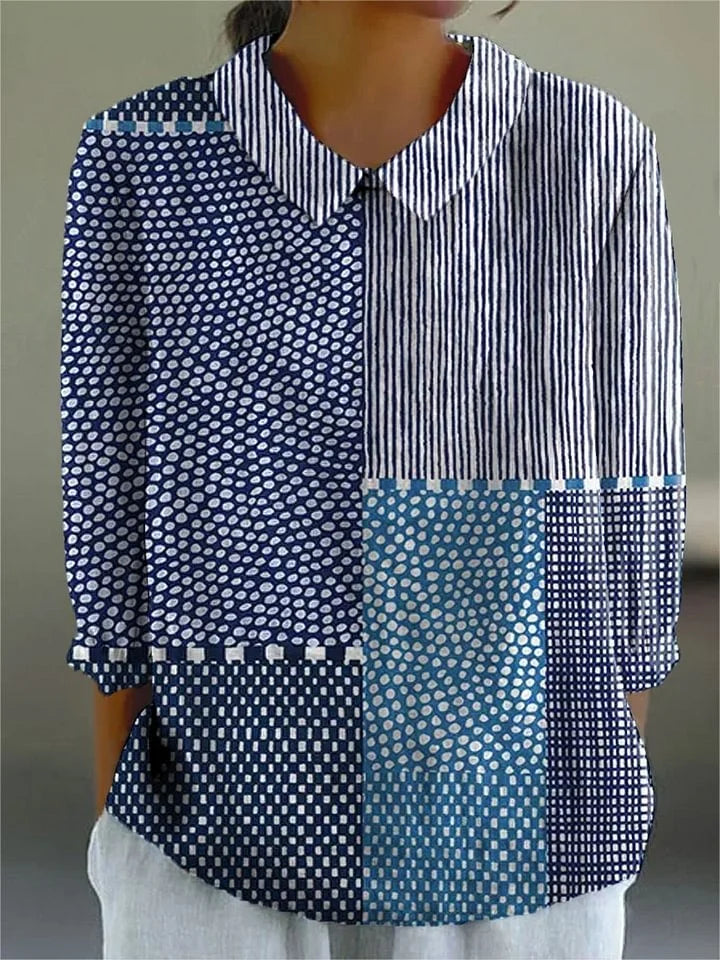 Rae | Vintage Colorful Blouse