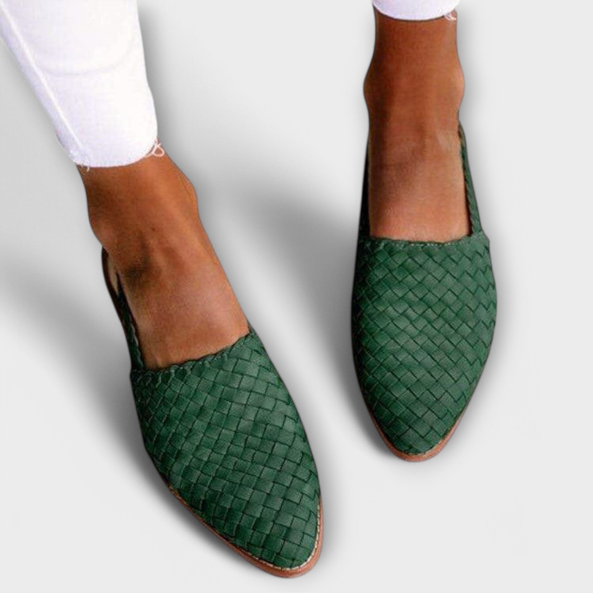 Aurora | Woven Slingback Loafer