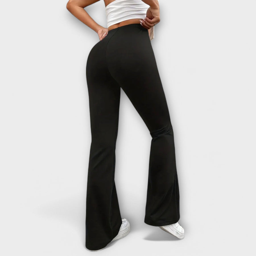 Eleni | Relaxed Pants with Flared Leg