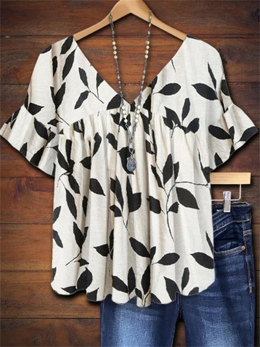 Marni | Ruffled Leaf Top
