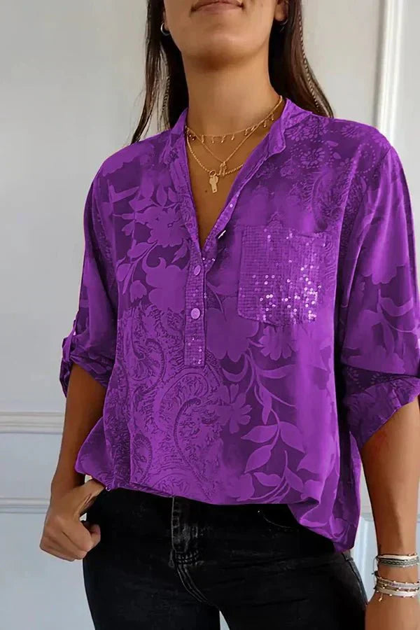 Rae | Elegant Sequin Top