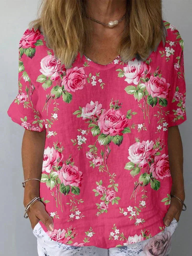 Kerensa | Artistic Floral Shirt