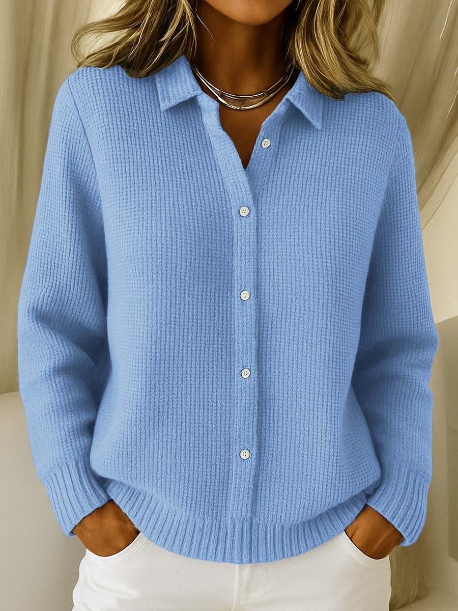 Skylar | Textured Knit Button Cardigan