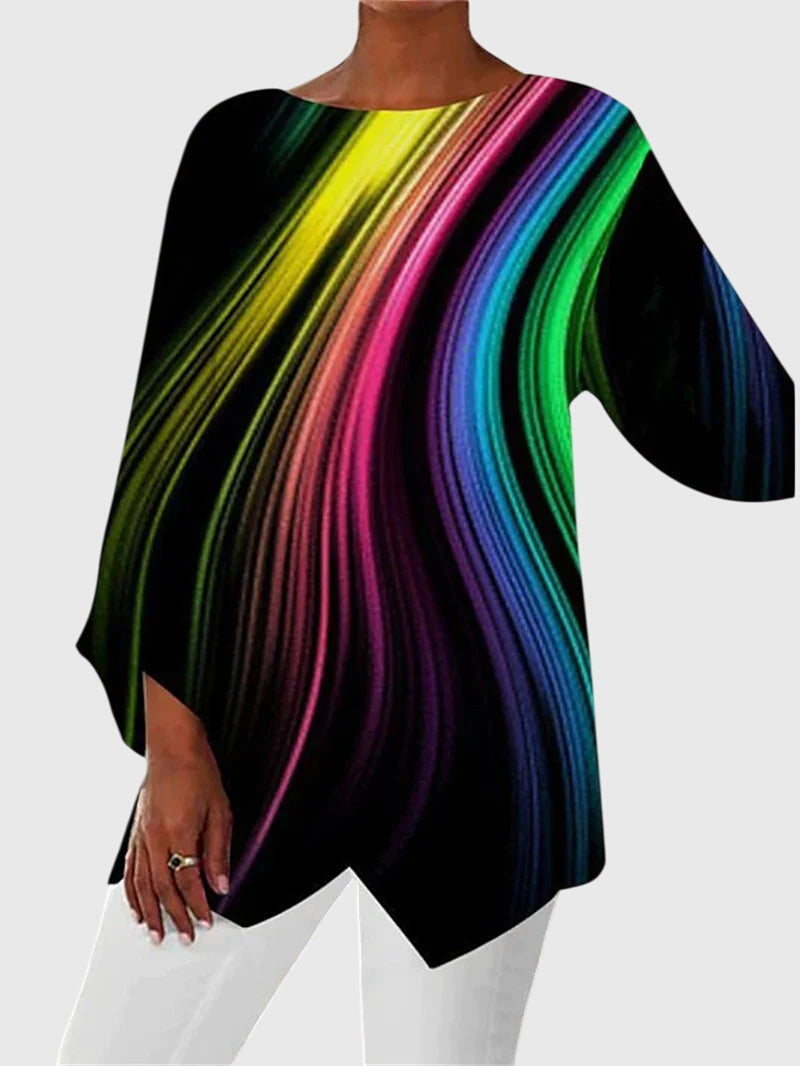 Letty | Elegant Crew Neck Top