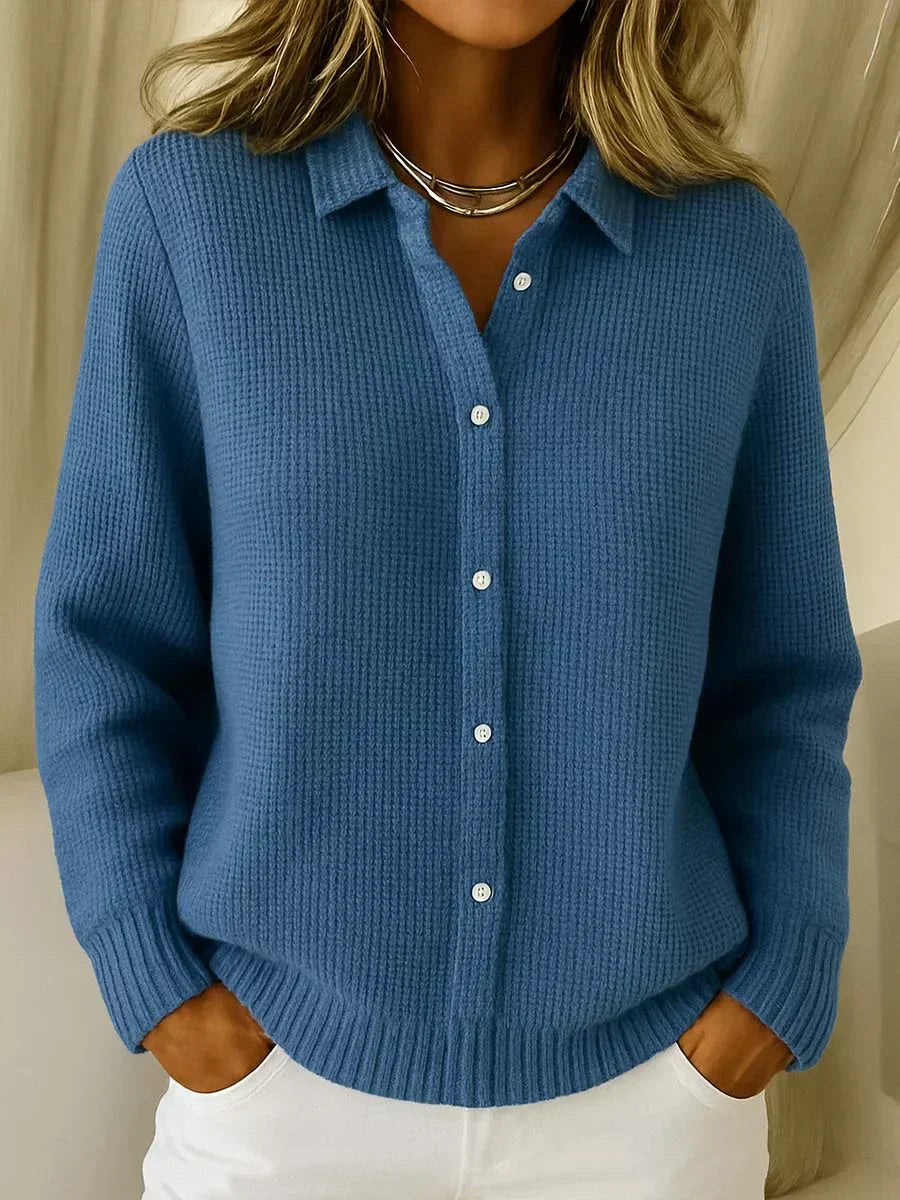Skylar | Textured Knit Button Cardigan